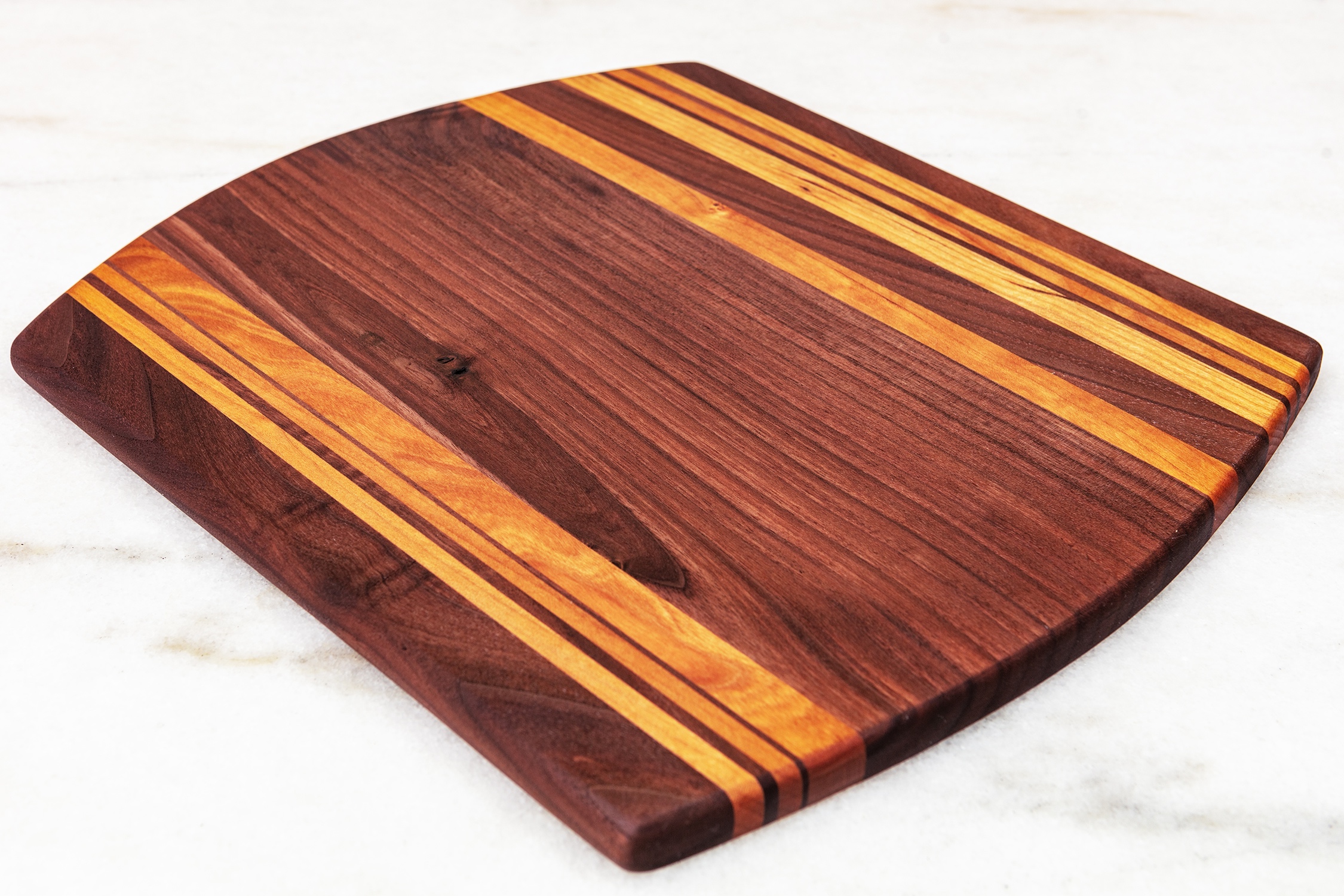 Cutting board made from salvaged wood by The Fern & Tree
